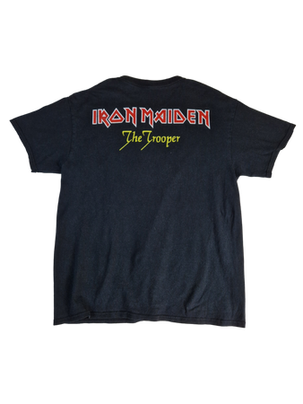 Iron Maiden Shirt "The Trooper" Retro Print 2013 Schwarz L-XL