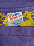 Vintage Hanes Shirt 1994 Fun Day Youth Festival "Akoma Ntoaso" Single Stitch Made In USA Lila XL