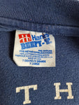 Vintage Hanes Shirt The Ticket Sportsradio Promo Made In USA Single Stitch Dunkelblau XL