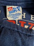 Vintage Hanes Shirt The Ticket Sportsradio Promo Made In USA Single Stitch Dunkelblau XL