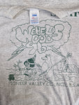 Vintage Jerzees Shirt Webelos Woods 1996 "pioneer valley council, staff" Single Stitch Made In USA Grau XL