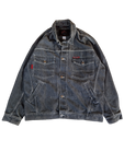 Southpole Jeansjacke Y2K Vibes Dark Denim Oversized Grau M