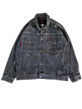 Southpole Jeansjacke Y2K Vibes Dark Denim Oversized Grau M