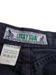 Vintage Lucky Star Jeans Modell Stevie High Waist Schwarz/Dunkelblau W30 L30