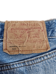 Vintage Levis Jeans 501 Made In USA Used Look Hellblau W28 L32