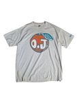 Vintage Fruit Of The Loom Shirt Miami Dolphins McDuffie aka OJ "The freshest juice..." Grau XXL