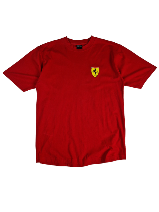 Vintage Ferrari Shirt Racing 1999 Rot L