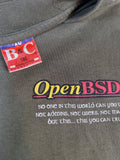 Vintage B&C Shirt Open BSD 3.3 Khaki XL