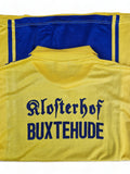 Vintage Erima Trikot Made In West Germany "Klosterhof Buxtehude" Gelb Blau L