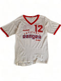 Rare! Vintage Reebok Trikot 80s Pallacanestro Varese Antifurti Ranger By Elser Weiß Rot S-M