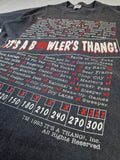 Vintage Delta Shirt 1993 "It's a bowler's thang!" Single Stitch Schwarz L