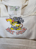 Vintage Village Mews Shirt Rat Fink 1987 Single Stitch Made In USA Weiß XL