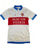 Vintage Rad-Trikot Veloce Club Vicenza Made In Italy Rot Weiß (4) M