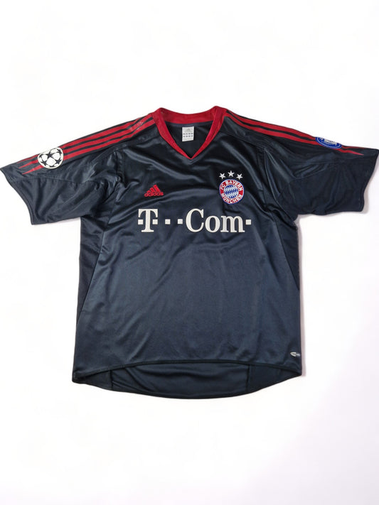 Adidas Trikot FC Bayern München 2004/05 Ballack #13 Rot Schwarz L