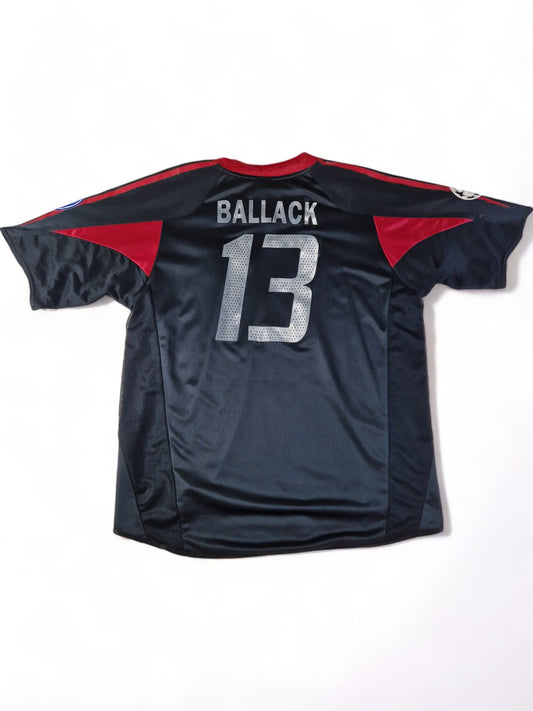 Adidas Trikot FC Bayern München 2004/05 Ballack #13 Rot Schwarz L