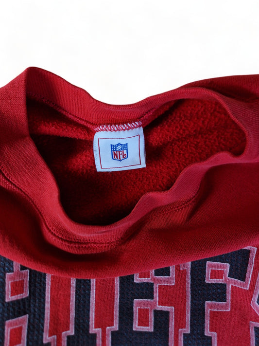 Vintage Sweater NFL Kansas City Chief Made In USA Rot M