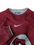 Nike Sweater Middle Swoosh Stick Weinrot M