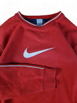 Nike Sweater Middle Swoosh Stick Made In Greece Rot XL