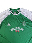 Le Coq Sportif Trikot 2008-09 Hibernian Home Grün Weiß (54/56) XXL-XXXL