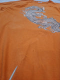 Vintage Screen Stars Shirt Y2K Dragon Orange XL