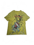 Ed Hardy Shirt Bootleg/Fake "Love Kills" Gelb M-L