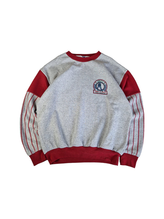 Vintage Mauro Ferrini Sweater "Hockey Association" Grau L