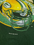 Vintage Shirt Green Bay Packers NFL 1995 Single Stitch Grün M-L