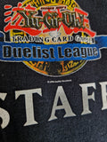 Rare! Vintage Screen Stars Shirt Yu-Gi-Oh! Duelist League Staff Single Stitch Schwarz XL