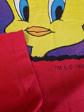 Vintage Warner Bros Shirt Tweety 1996 Made In Korea Single Stitch Rot L-XL