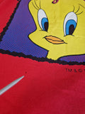 Vintage Warner Bros Shirt Tweety 1996 Made In Korea Single Stitch Rot L-XL