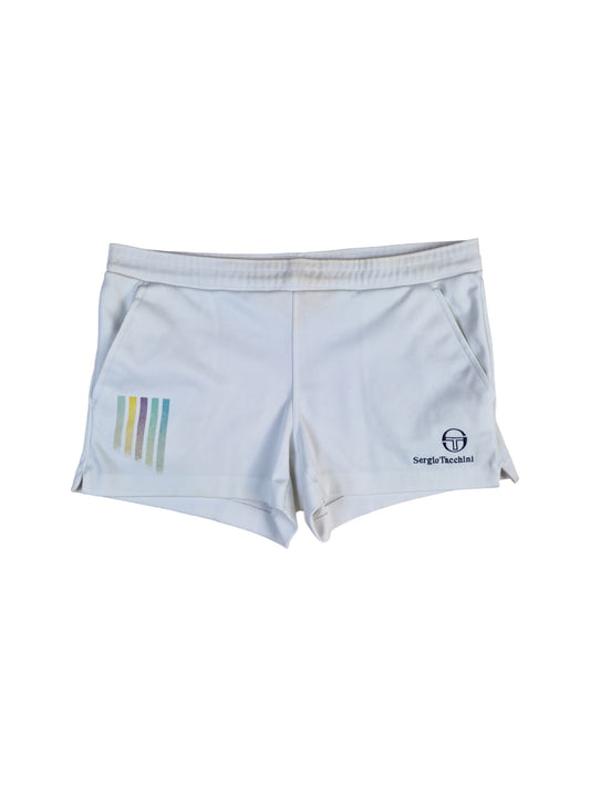 Vintage Sergio Tacchini Tennis Shorts 80s Weiß 50