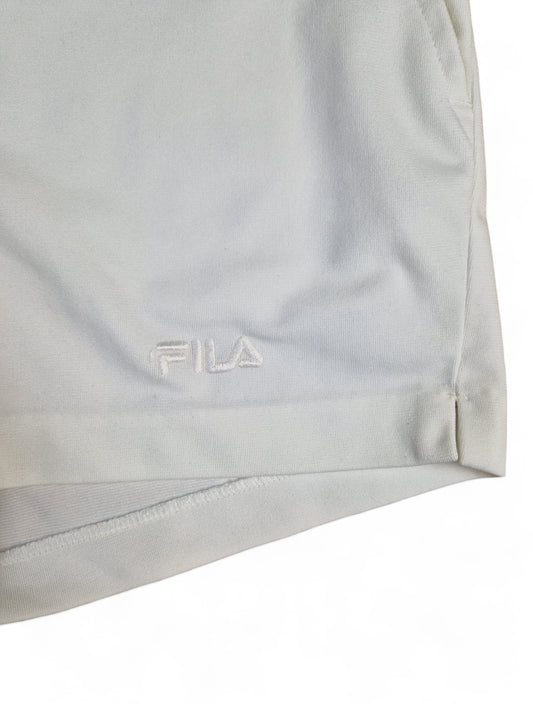 Vintage Fila Tennis Shorts Basic 80s Made In Italy Weiß (52) M-L