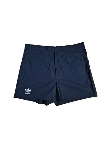 Vintage Adidas Shorts 90s Basic Schwarz XL