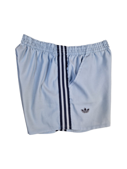 Vintage Adidas Shorts 80s Mit Taschen Hellblau (50) M