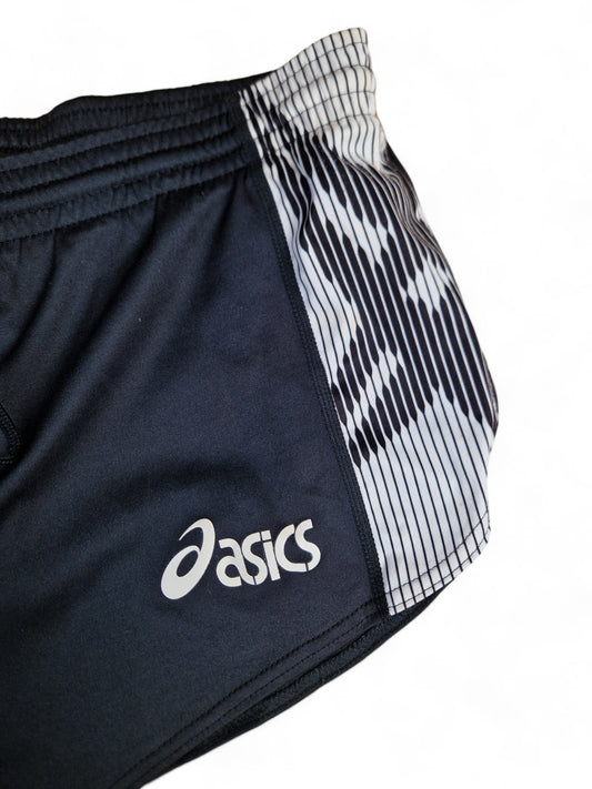 Vintage Asics Shorts Kurz Sprinter Made In Poland Schwarz L