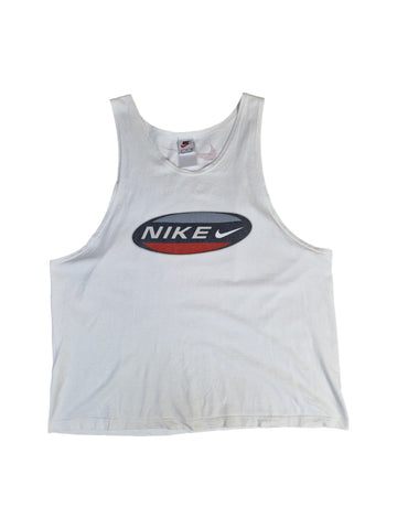 Vintage Nike Tank Top Basic Made In Greece Grau XL