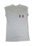 Vintage Tank Top France 98 Coupe Du Monde Grau M-L