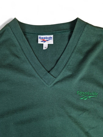 Vintage Reebok Pullunder Basic Grün XL