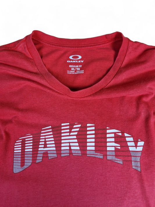 Oakley Shirt Basic Rot XL