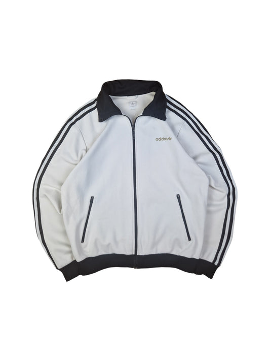 Adidas Sportjacke Beckenbauer Retro 2010 Weiß Schwarz L