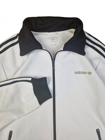 Adidas Sportjacke Beckenbauer Retro 2010 Weiß Schwarz L