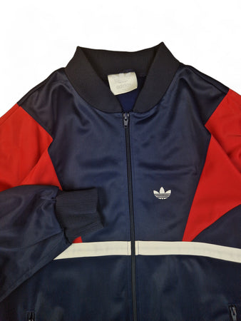 Vintage Adidas Sportjacke ATP 90s Tennis Made In Austria Navy Rot (D54) XL