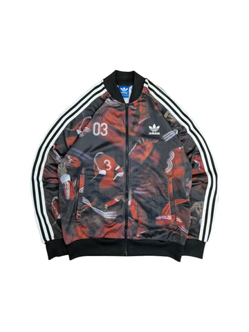 Adidas Sportjacke 2015 Originales Team Superstar Rot Schwarz L