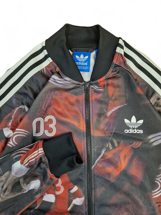 Adidas Sportjacke 2015 Originales Team Superstar Rot Schwarz L