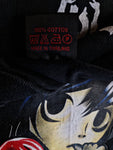 Big Toe Shirt Death Note "The last name" 2006 Schwarz S