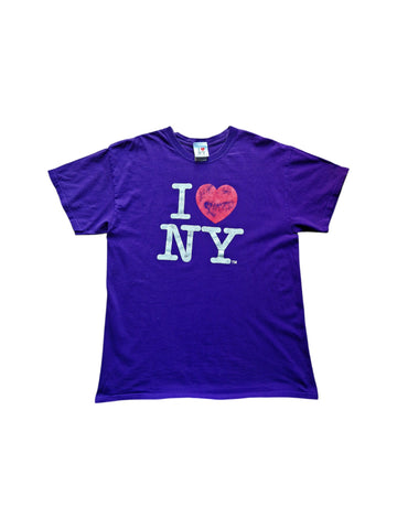 Gildan Shirt 00s "I<3NY" Lila L