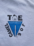 Vintage Camel Toe Joe Shirt 90s "So many camel toes, so little time" Single Stitch Weiß M-L