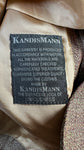 Vintage Kadnismann Weste 80s Leinen Braun S-M