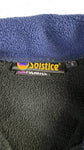 Vintage Solstice Fleece Weste 90s Basic Polartec Made In USA Schwarz S