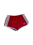 Vintage Adidas Nylonshorts Glanz Sprinter Made In West Germany Rot (5) M-L